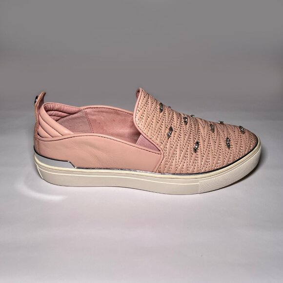 The WISHBONE Collection by Browns Shoes | Lia Pink Slip-On Loafers - Picture 5 of 9